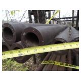 Top 2 Shelfs of Long Steel Rods w/ Rack