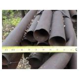 Bottom Row of Solid and Hollow Core Steel Rods Variety Diameters / Rack Not Included