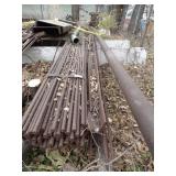Lot of Mixed Variety of Flat and Round Steel