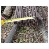 Lot of Mixed Variety of Flat and Round Steel