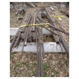 Lot of Solid and Hollow Core Steel