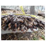 10ft Long Solid Core Steel Rods Lot