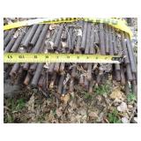 10ft Long Solid Core Steel Rods Lot