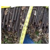 10ft Long Solid Core Steel Rods Lot