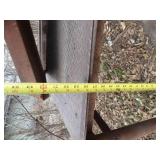 Steel Table / Screen and Misc Lot