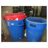 Strong Plastic Trash Cans