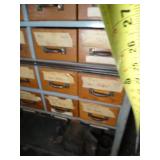 7ft Metal Cabinet w/ Wood Drawers