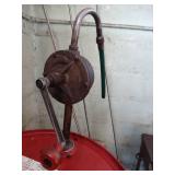 Partial barrel Mobil 766 Neat Cutting Oil w/ Crank Pump