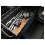 Small Metal Parts Cabinet w/ Contents