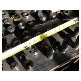 Lot of Collets and Desk / Holder