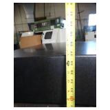 Large Johnson Gage and Inspection Table 3ft x 4ft x 6 inches thick w/ Cast Iron Legs / Supports
