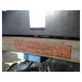 Large Johnson Gage and Inspection Table 3ft x 4ft x 6 inches thick w/ Cast Iron Legs / Supports