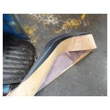 Bin With Brush - Dust pan - Roll of Sand Paper