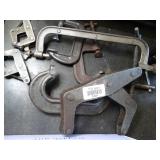 Mixed Lot of C-Clamps and Twist Clamps
