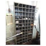 Tall Metal Shelf Parts / Tool Organizer  ** w/o Contents