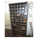 Tall Metal Shelf Parts / Tool Organizer  ** w/o Contents