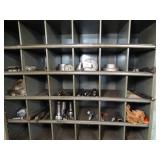 Contents of Metal Cabinet / Shop Tools and Accessories - See Photos