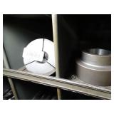 Contents of Metal Cabinet / Shop Tools and Accessories - See Photos