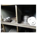 Contents of Metal Cabinet / Shop Tools and Accessories - See Photos