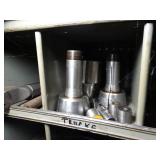 Contents of Metal Cabinet / Shop Tools and Accessories - See Photos