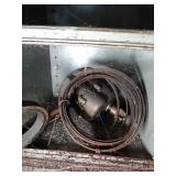 Contents of Metal Cabinet / Shop Tools and Accessories - See Photos