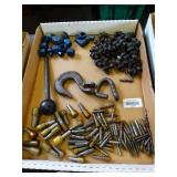 Large Hook - Air Line Bolts - and Misc Lot