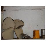 Tools and Misc Lot on Wall  behing Honing Machine