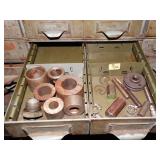 Metal Cabinet with Several Drawers Full of Contents