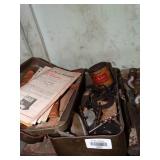 Metal Tool Box and Contents