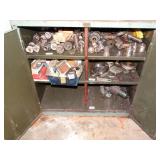 Metal Cabinet W/ Lathe Parts - w/o Contents