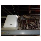 Cooler and Metal Crate with Contents