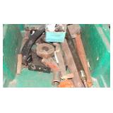 Bin w/ Misc Lathe Parts