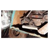 Bin w/ Misc Lathe Parts