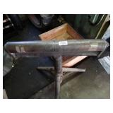 Small Adjustable Metal Material Holder w/Roller on Top