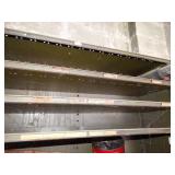 Mixed Lot of Contents on Metal Shelves