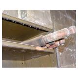 Mixed Lot of Contents on Metal Shelves