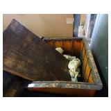 Wheeled Shop Utility Bin w/ Contents