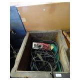 Wheeled Shop Utility Bin w/ Contents