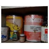 Contents on Shelf - Chemicals / Paint / Metal Vent
