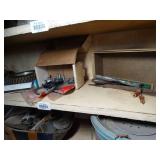 Contents on Shelf - Fiber Gear - Tools and Misc