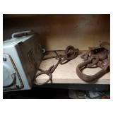 Contents on Shelf - Horse Tac - Breaker Box- and Misc