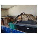 All Contents on Top of Blue Cabinet