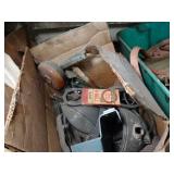 All Contents on Top of Blue Cabinet