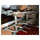 Metal garden aerator