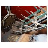 Metal garden aerator