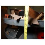 Antique hardware store Spinning nut/bolt Rack With Contents