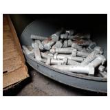 Antique hardware store Spinning nut/bolt Rack With Contents