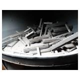 Antique hardware store Spinning nut/bolt Rack With Contents