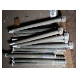 12 Inch Long Bolts Lot