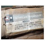 Lot of 3 Cutler Hammer 1HD321N 30 Amp, 240V, Type 1, Fusible Switch